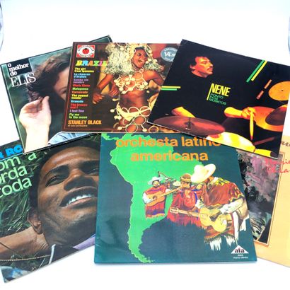 Important lot of Brazilian music records.
Very...