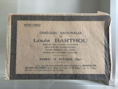 Louis BARTHOU, ensemble de documents
Louis...