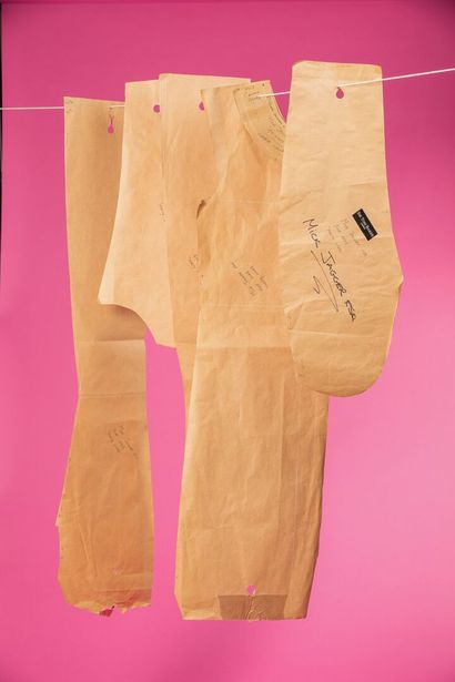 Patron d'un costume de scène pour Mick Jagger....