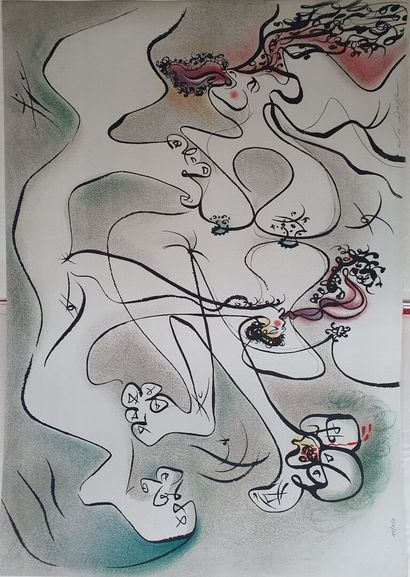 André MASSON - SCENES EROTIQUES, 11 LITHOGRAPHIES
André...