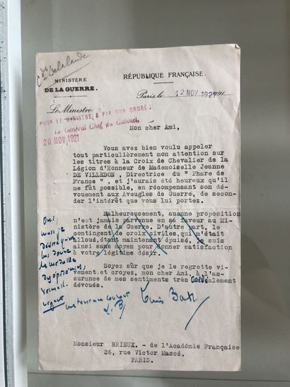 Louis BARTHOU, ensemble de documents
Louis...