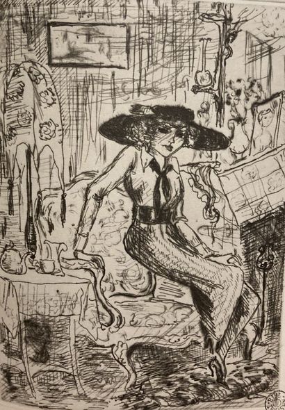 Philippe JULLIAN, Andrée, dessin
Philippe...