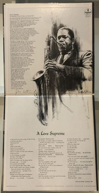 John Coltrane - A Love Supreme disc
John...