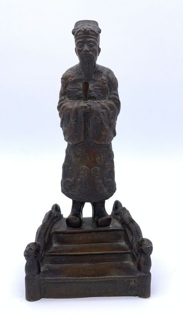CHINE du Sud, Début du XXe siècle, Dignitaire...