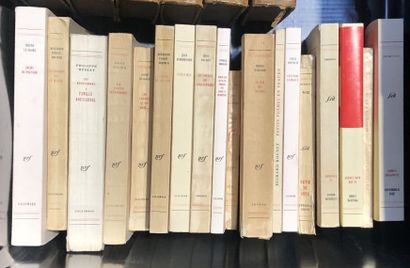 Important lot of various works including...