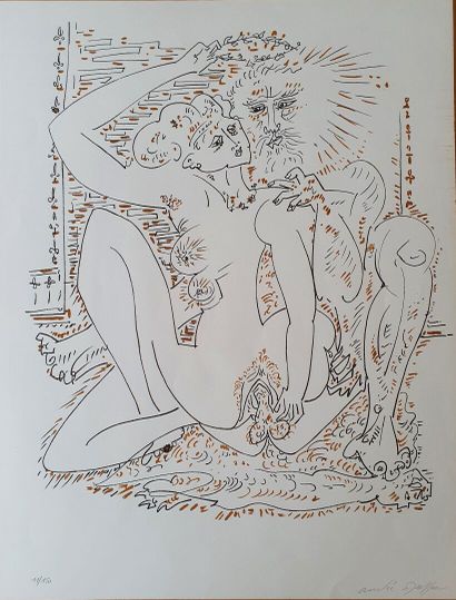 André MASSON - SCENES EROTIQUES, 11 LITHOGRAPHIES
André...