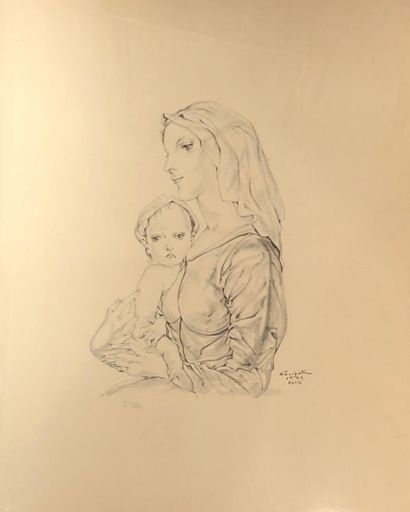 Tsuguharu FOUJITA, lithographie
Tsuguharu...