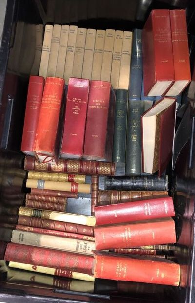 Important lot of various works on Italy,...