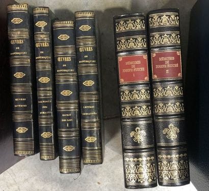 Important lot of various works including...