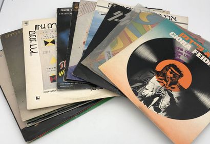 Lot de 16 disques de musique israélienne...