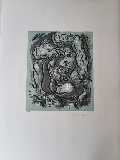 André MASSON - SCENES EROTIQUES, 11 LITHOGRAPHIES
André...