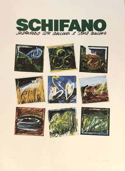 Mario SCHIFANO, sérigraphie
Mario SCHIFANO...