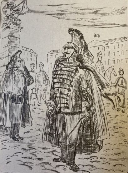 Philippe JULLIAN, Le militaire, dessin
Philippe...