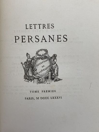 MONTESQUIEU, Lettres Persanes
MONTESQUIEU.
Lettres...