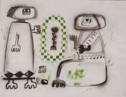 * Raul CONTI (1931)
- Composition aux personnages,...