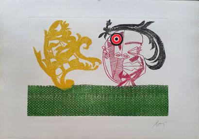 BAJ chez Picasso
Enrico BAJ (1924-2003)
BAJ...