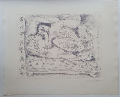 André MASSON - SCENES EROTIQUES, 11 LITHOGRAPHIES
André...