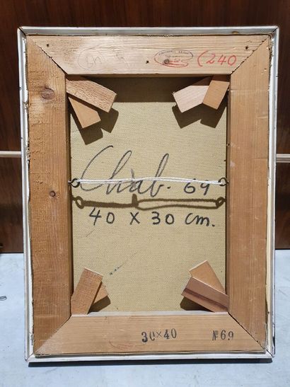 * Victor CHAB (1930)
Sans titre, 69
Huile...