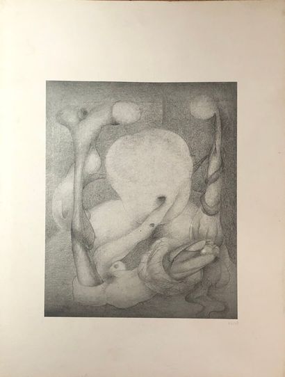 Henri GOETZ, gravure
Henri GOETZ (1909-1989)
Untitled.
Relief...