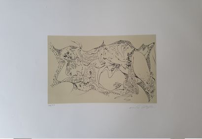 André MASSON - SCENES EROTIQUES, 11 LITHOGRAPHIES
André...