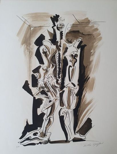 André MASSON - L'ALCOVE HANTEE. 1968 
André...