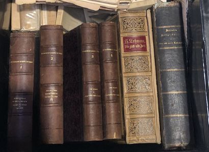 Important lot of various volumes on the Opera,...