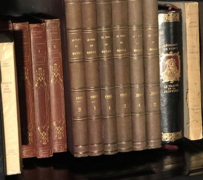 Important lot of various works on travel,...