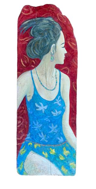 CARLE (1999)
Femme en maillot de bain
Huile...