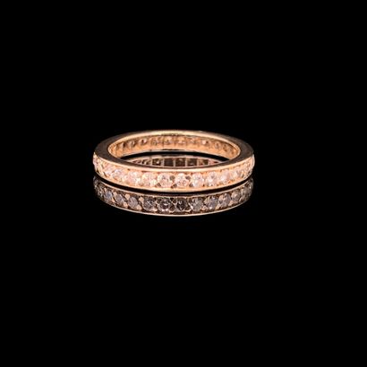 ALLIANCE in white gold (750‰) set with small...