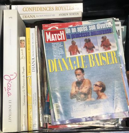 Ensemble de revues et livres sur Diana
Set...