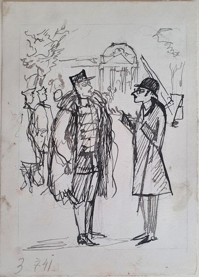 Philippe JULLIAN, L'officier, dessin
Philippe...