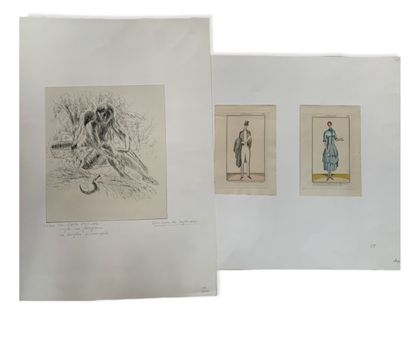 André DUNOYER DE SEGONZAC (1884-1974), eau-forte
André...
