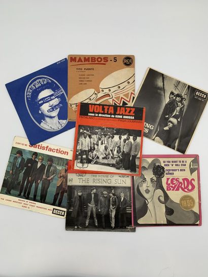 Lot deux boites de 45 tours pop
Lot two boxes,...