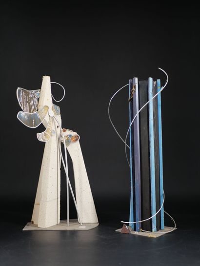 * Pierre Lèbe (1929 - 2008)
- Totemic sculpture...