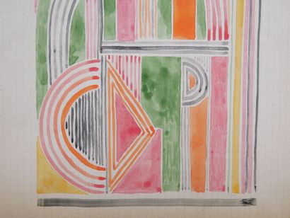 Sonia DELAUNAY pour Atelier Simultané (1923-1934),...