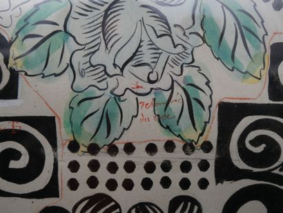 Raoul DUFY (1877-1953), Fleurs et motifs...