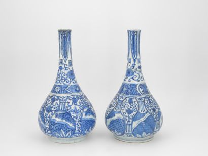 CHINA, Kraak - WANLI period (1572 - 1620)
Pair...