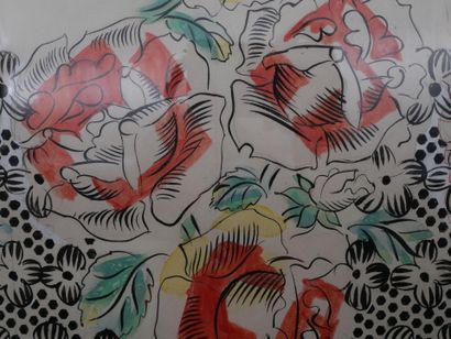 Raoul DUFY (1877-1953), Fleurs et motifs...