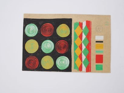 Sonia DELAUNAY pour Atelier Simultané (1923-1934),...