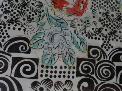 Raoul DUFY (1877-1953), Fleurs et motifs...
