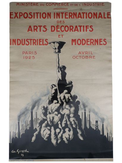 André GIRARD (1901-1968), affiche originale...
