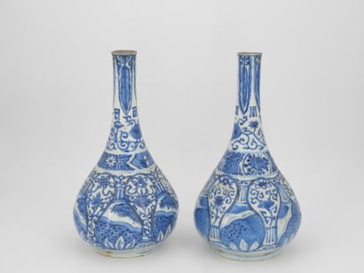 CHINA, Kraak - WANLI period (1572 - 1620)
Pair...