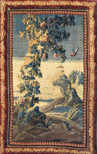 Tapisserie de la manufacture d'Aubusson,...