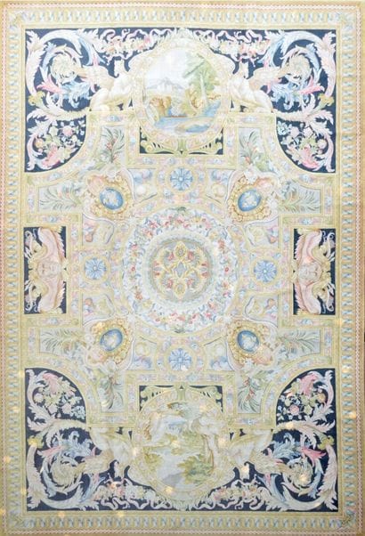 Exceptionnel, original et important tapis...
