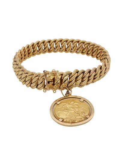 BRACELET en or et souverain d'or
BRACELET...