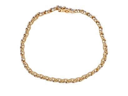 BRACELET en or, diamants.
BRACELET ligne...