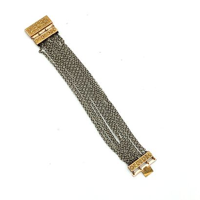 * Lot de BIJOUX divers en or 
* Lot including:
-...