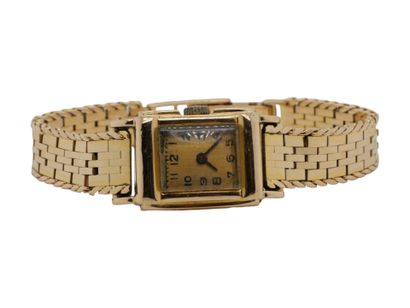 MONTRE de dame en or.
GOLD (750‰) ladies'...