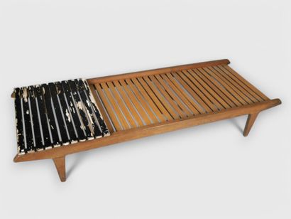 Travail Français, vers 1950, BANQUETTE en...