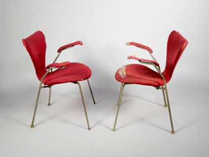 Arne JACOBSEN, Fritz Hansen éditeur, PAIRE...